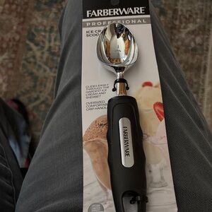 Farberware Professional Ice Cream Scoop with Black Handle